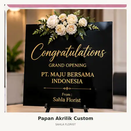 Papan Bunga Akrilik Rs Siloam Bali